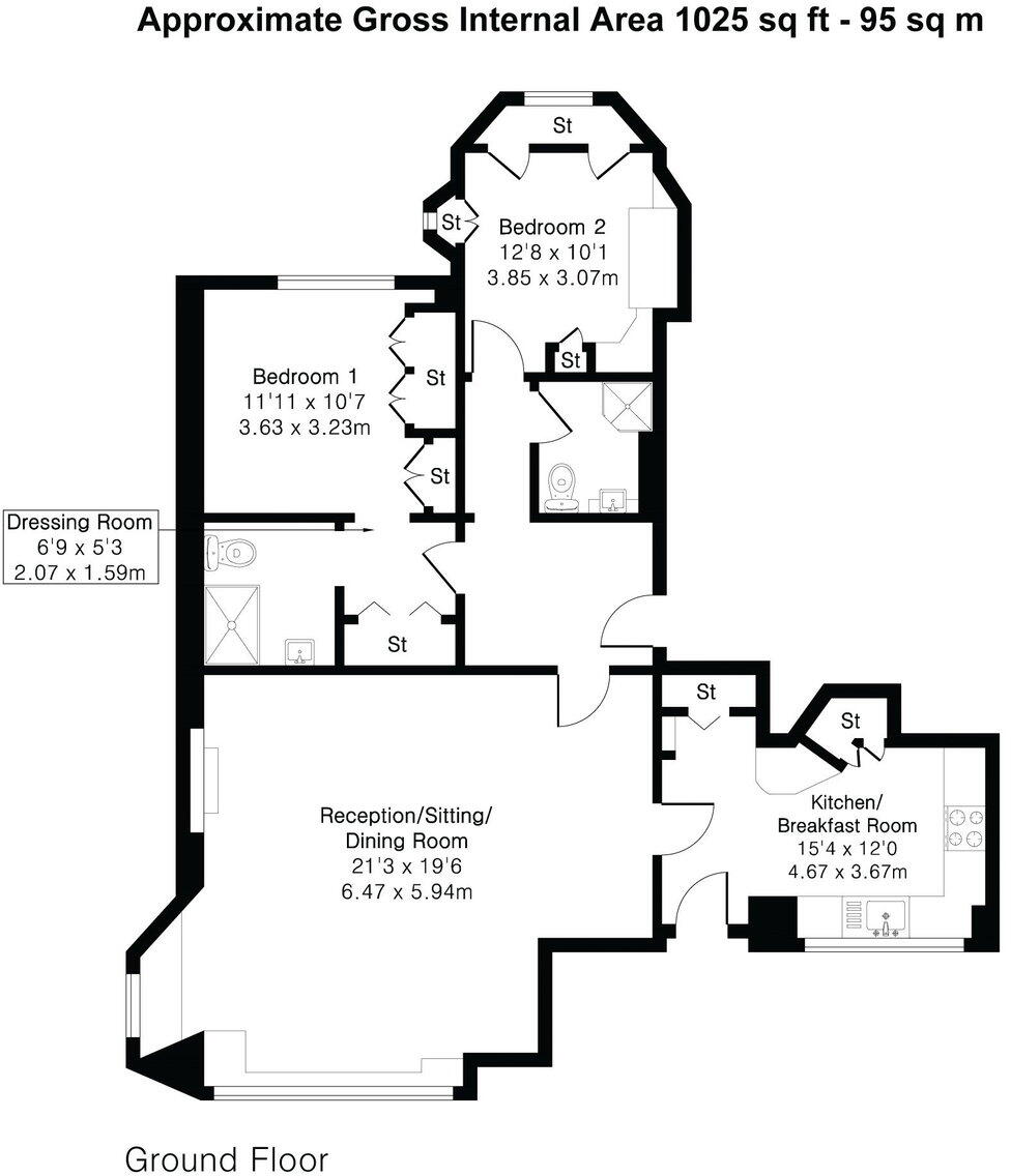 Cranleigh Road, Wonersh, Guildford, GU5 0QZ floorplan