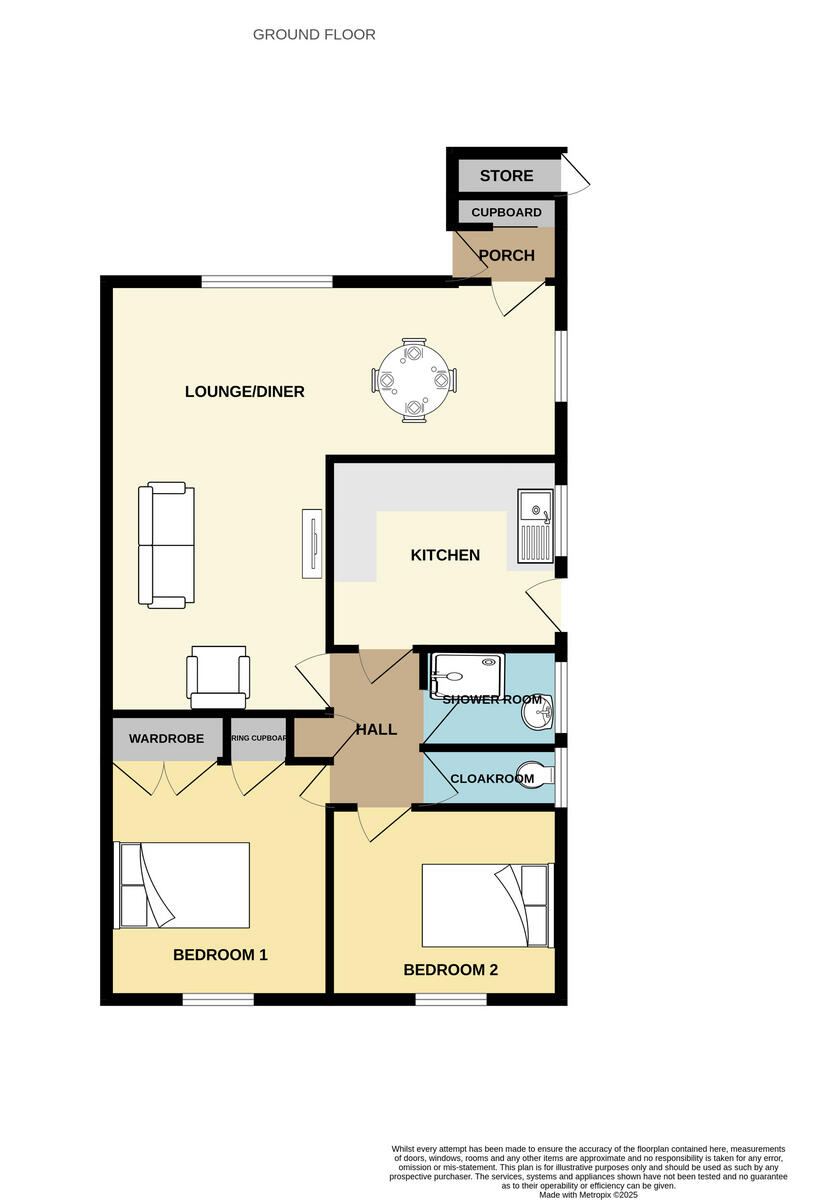Jermyns Road, Southwold floorplan