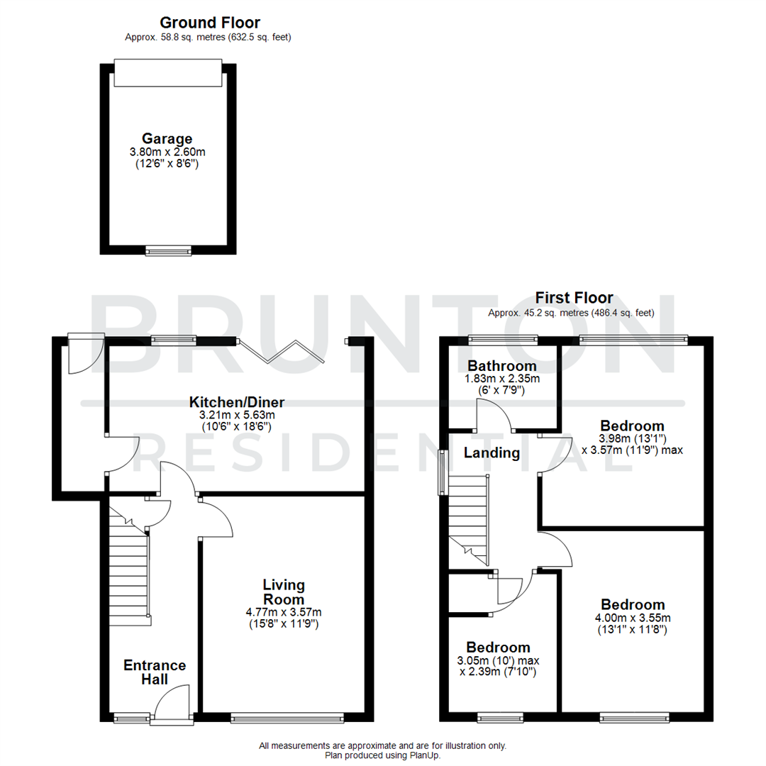 West Hextol, Hexham, NE46 floorplan