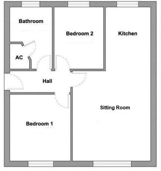 Jubilee Close, Crewkerne - ALLOCATED PARKING floorplan