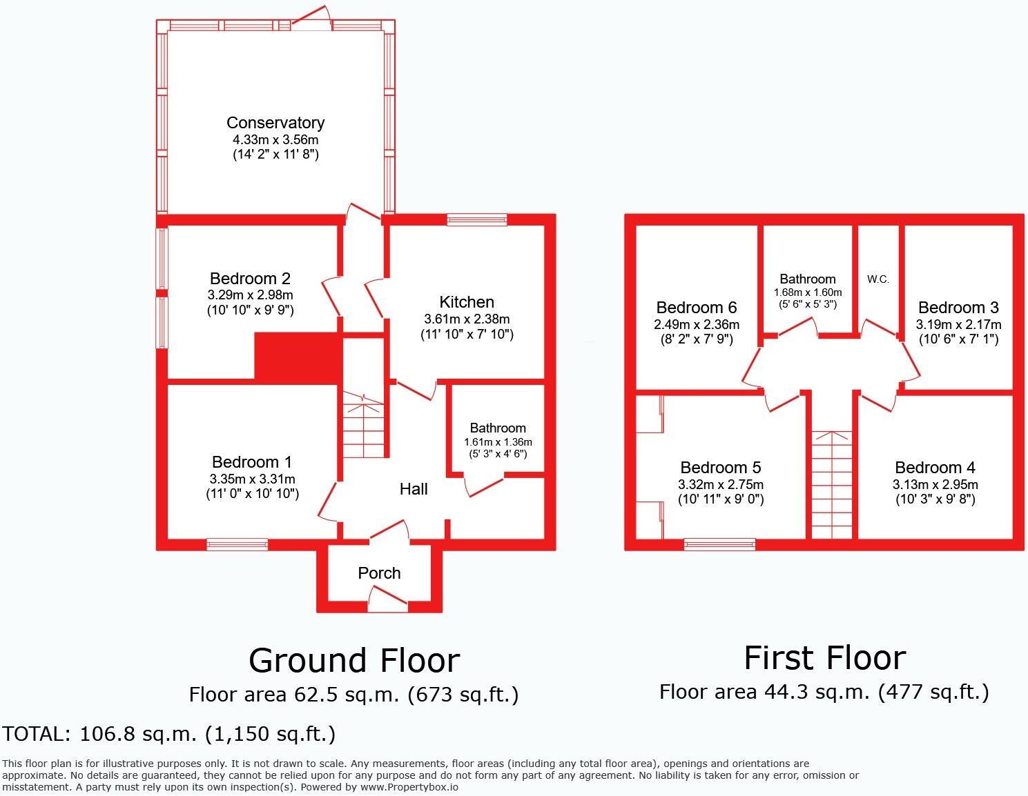 Chilterns, Hatfield, AL10 floorplan