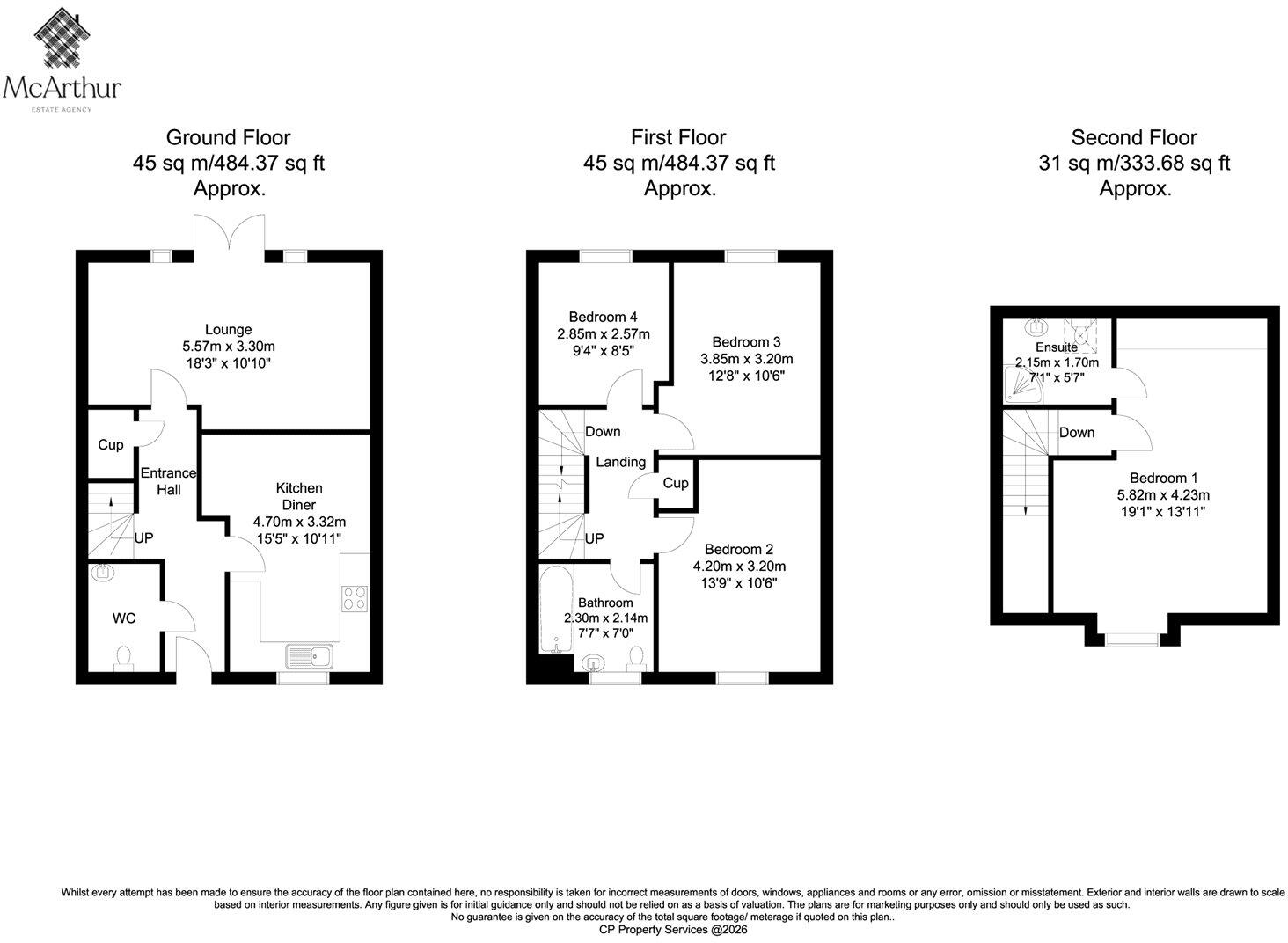 Pegasus Way, Balby, Doncaster, South Yorkshire, DN4 floorplan