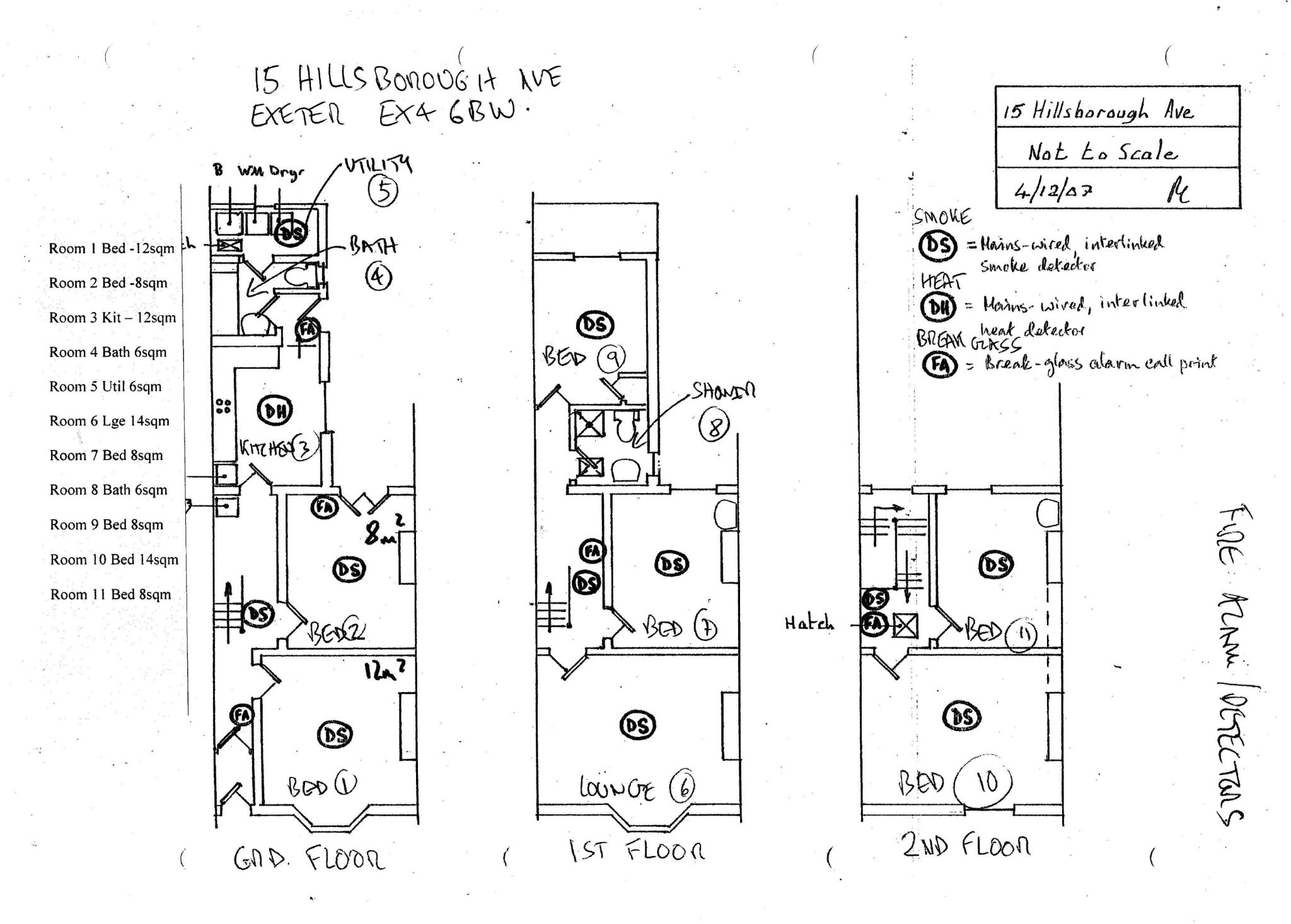 Hillsborough Avenue, Exeter floorplan