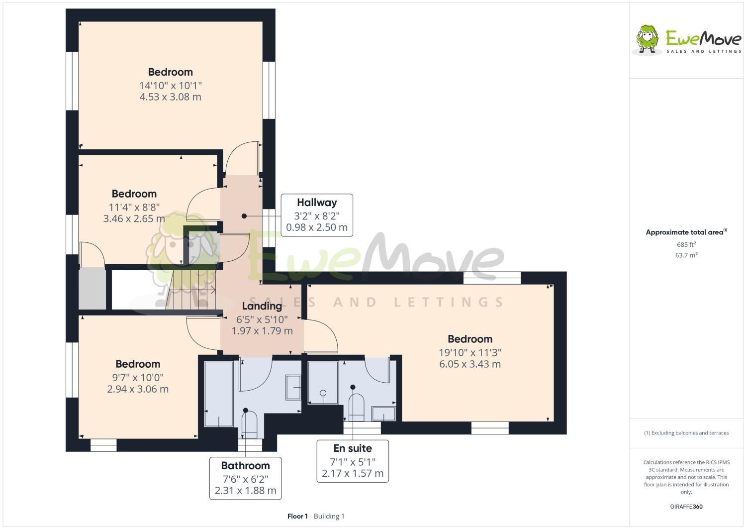 Carr Road, Moulton, Northampton, Northamptonshire, NN3 floorplan