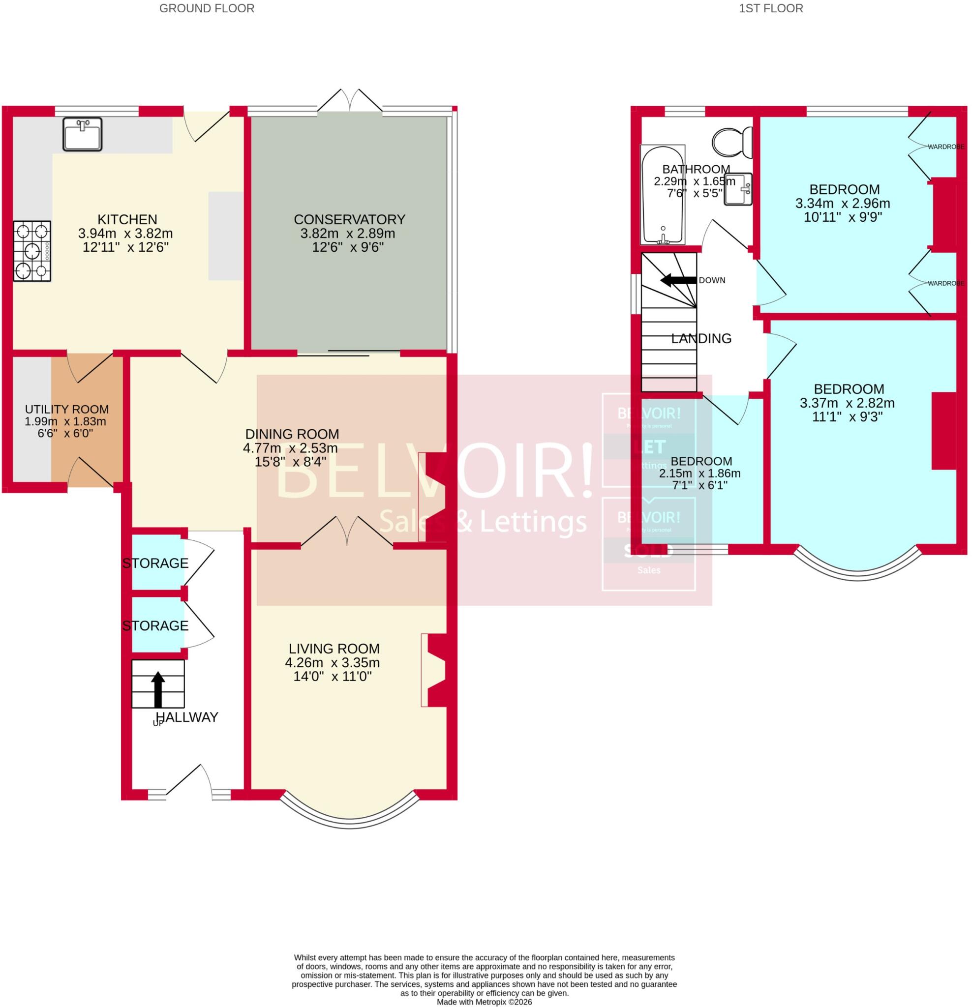 Lincoln Avenue, Willenhall, Wolverhampton, WV13 floorplan