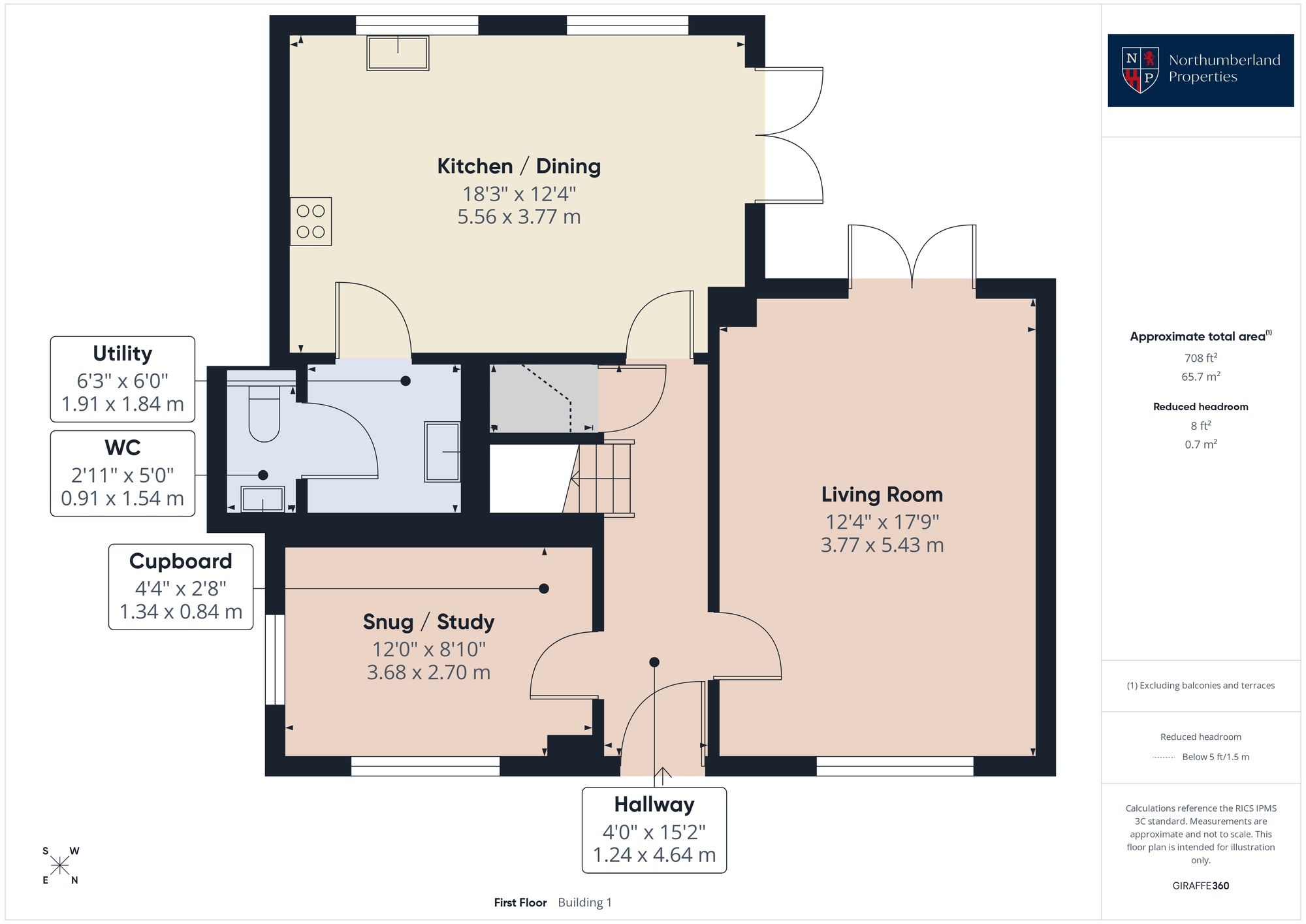 Old Park Road, Swarland, NE65 floorplan