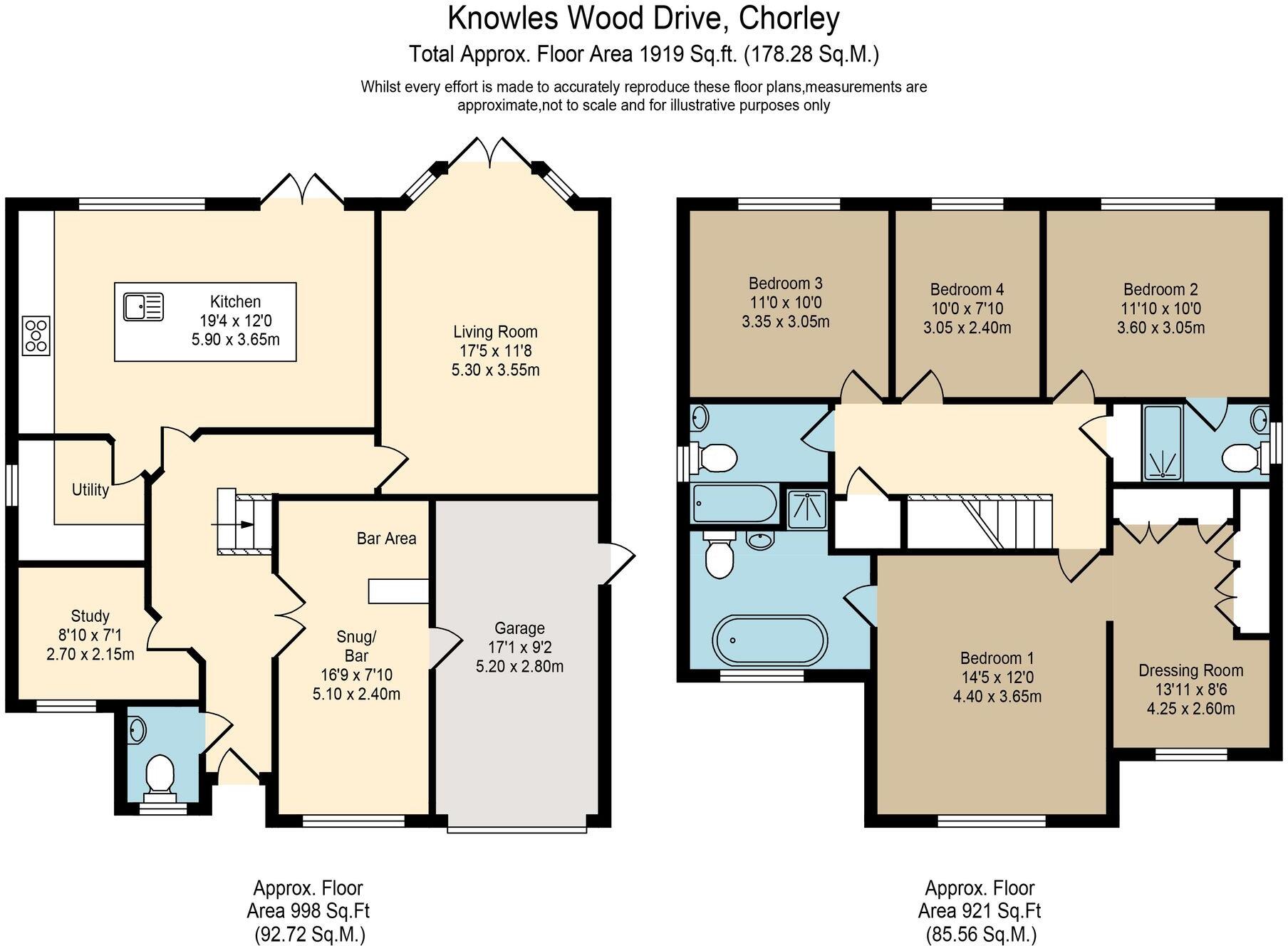 Knowles Wood Drive, Chorley, PR7 floorplan