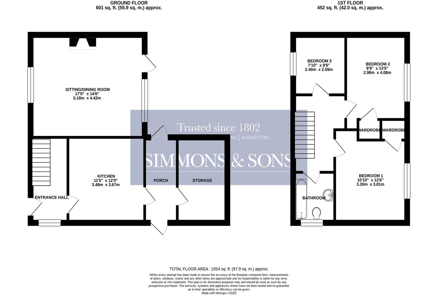Streatley Farm Cottages, Streatley floorplan