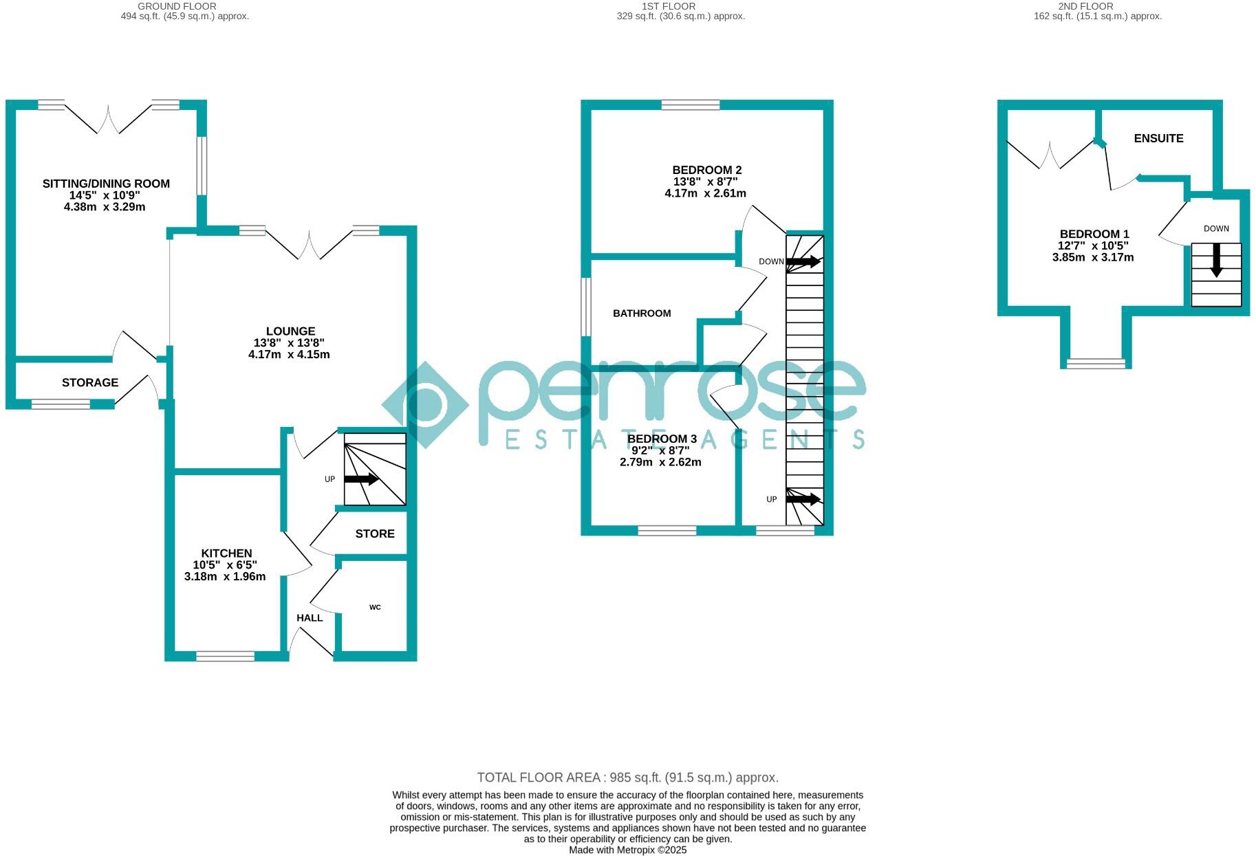 Brook Close, Dunstable floorplan