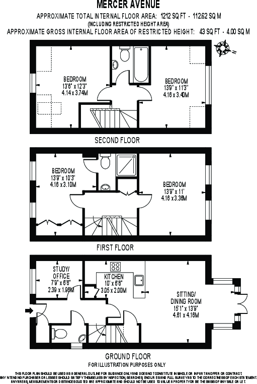 Mercer Avenue, Castle Hill, Ebbsfleet Valley floorplan