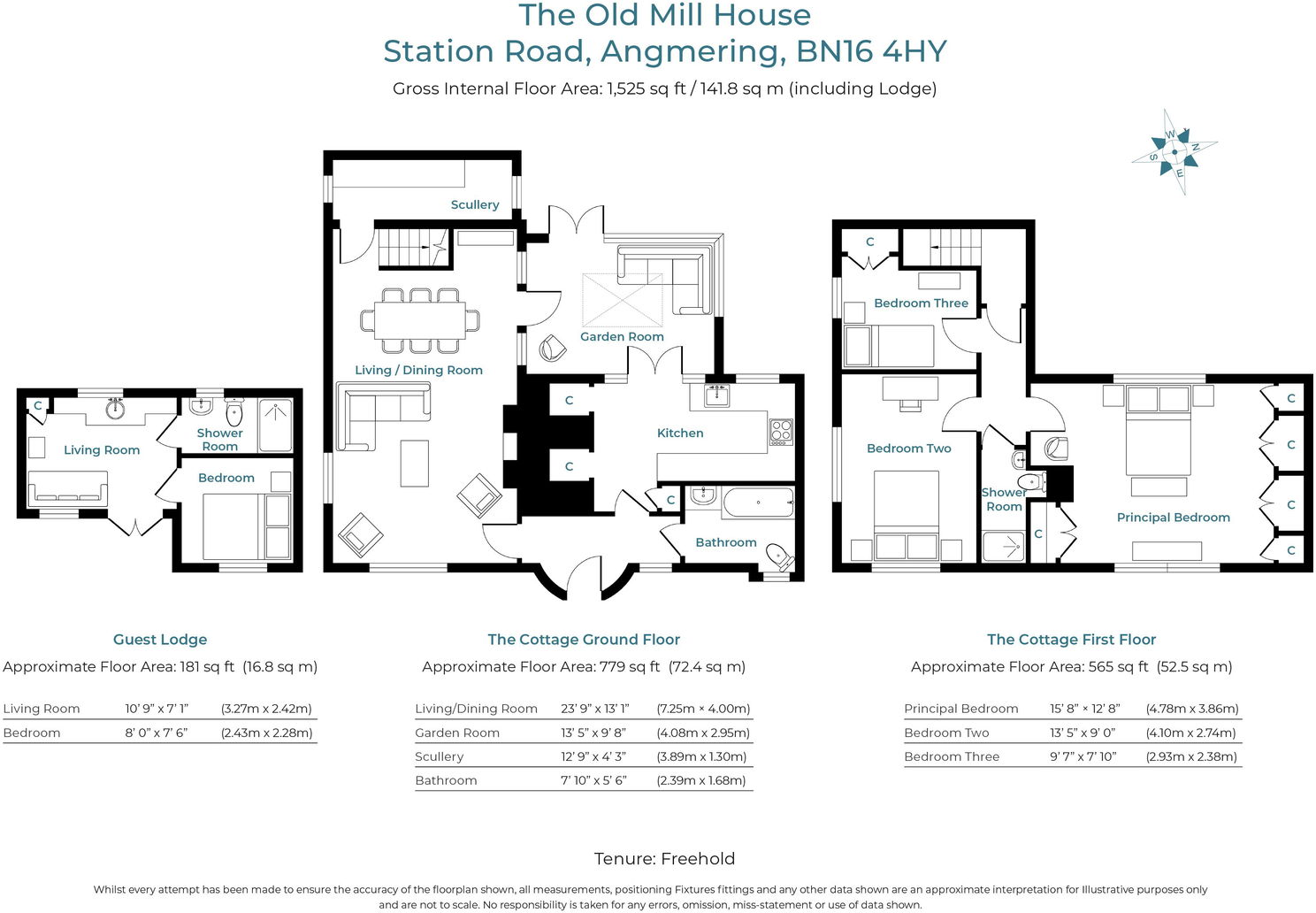 The Old Mill House, Angmering Village floorplan
