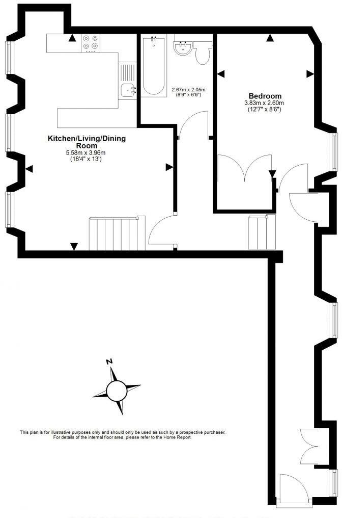 28/2 Shore, Leith Shore, Edinburgh, EH6 6QN floorplan