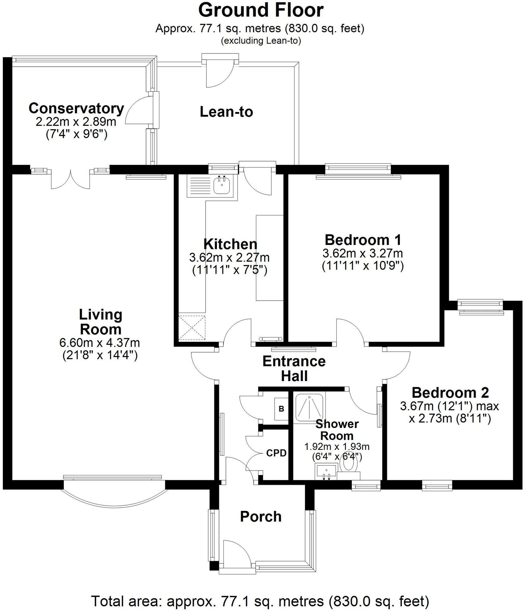 Victoria Park, Northwich, CW8 floorplan