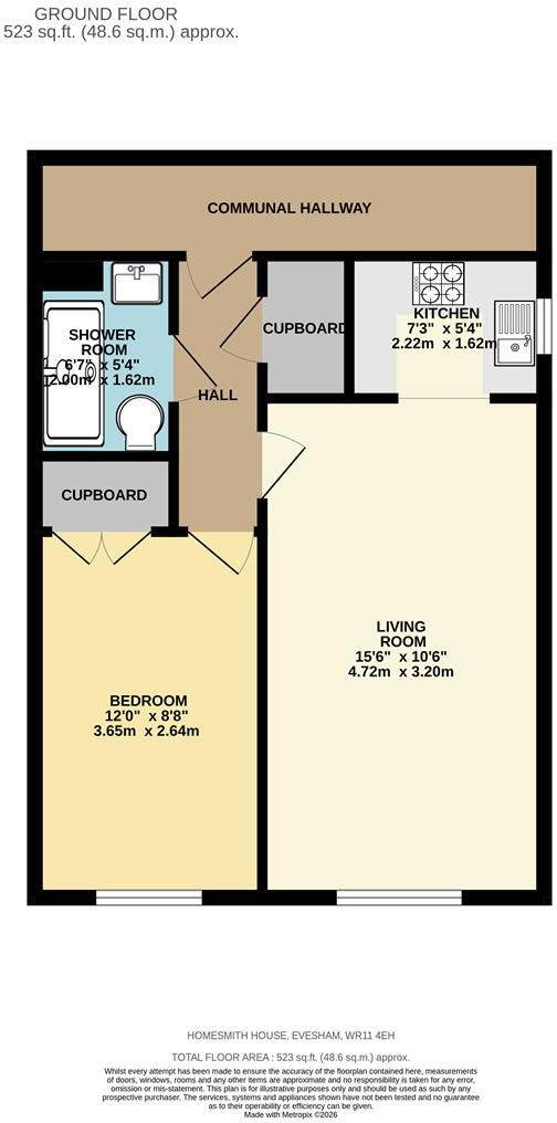 St. Marys Road, Evesham floorplan