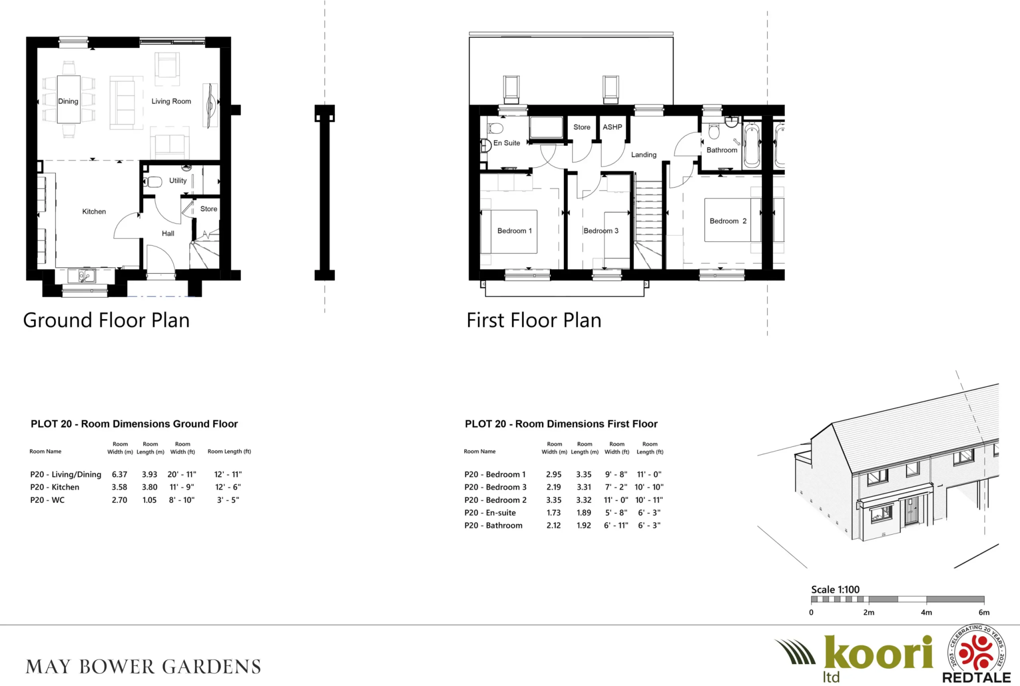 Plot 20, May Bower Gardens, Sweet Hill Lane, Portland, Dorset floorplan