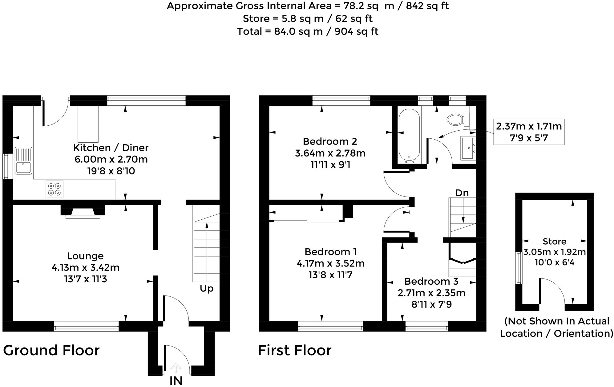 Giles Road, Oxford, OX4 floorplan