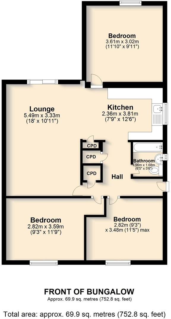 Ashleigh Gardens, Wymondham floorplan