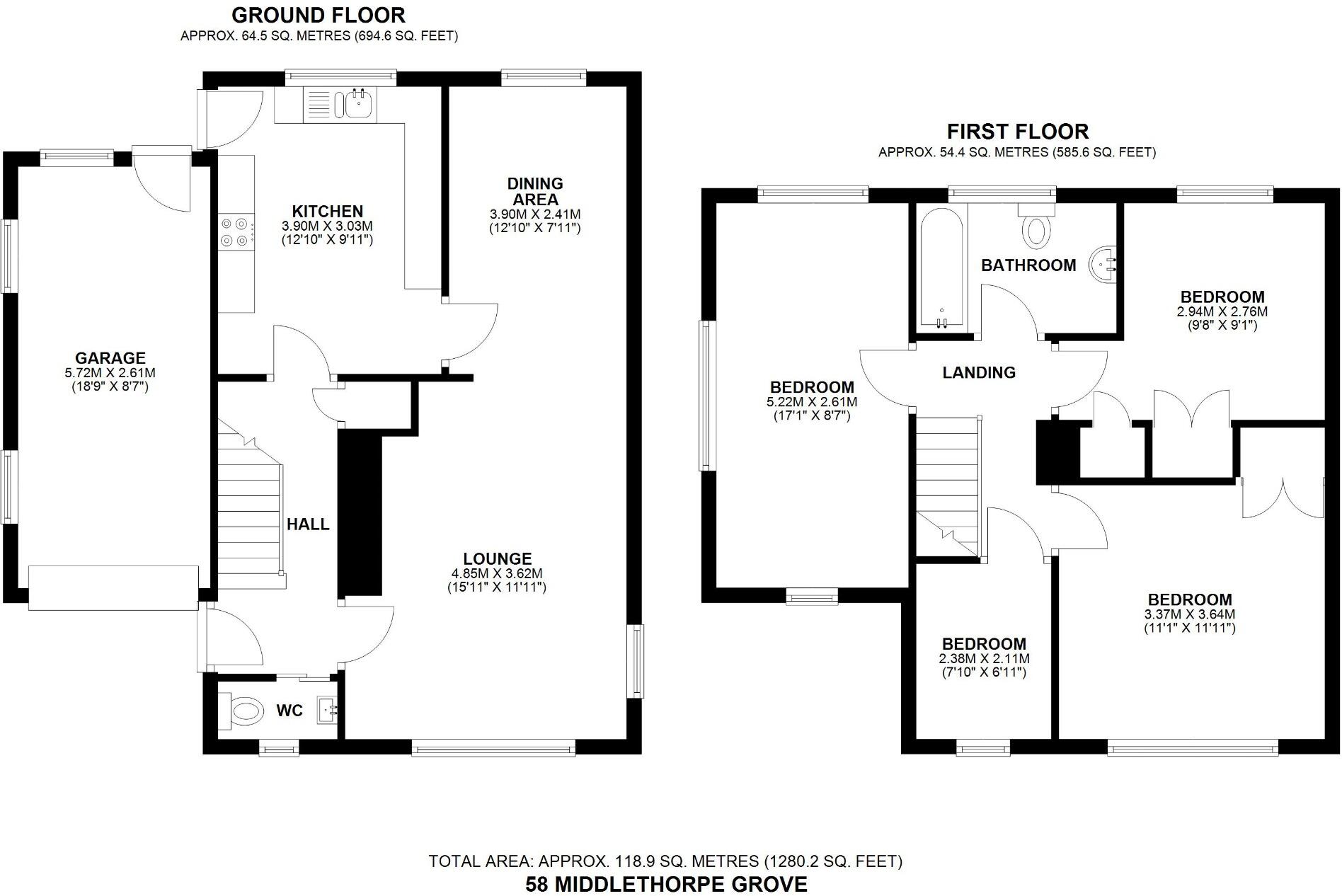 Middlethorpe Grove, Dringhouses, York, YO24 floorplan
