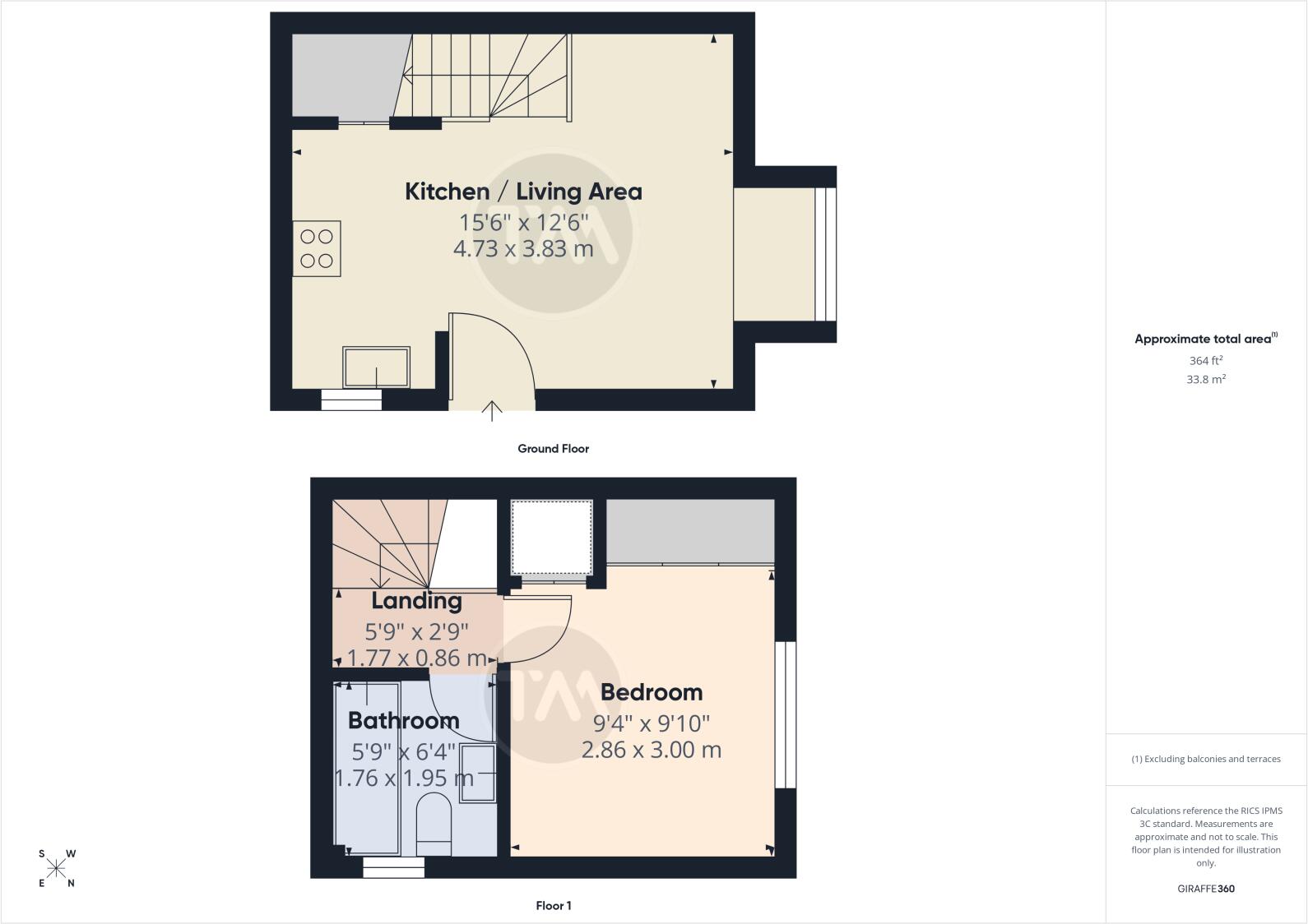 Alder Close, Eaton Ford, St. Neots, Cambridgeshire, PE19 floorplan