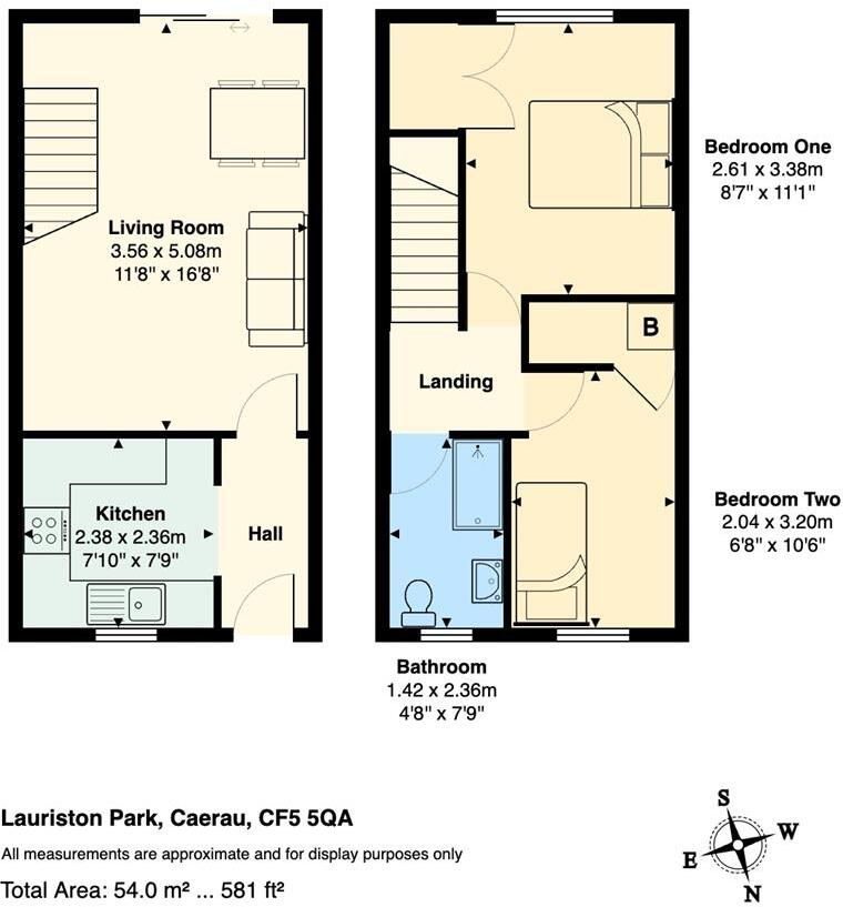 Lauriston Park, Caerau, Cardiff floorplan