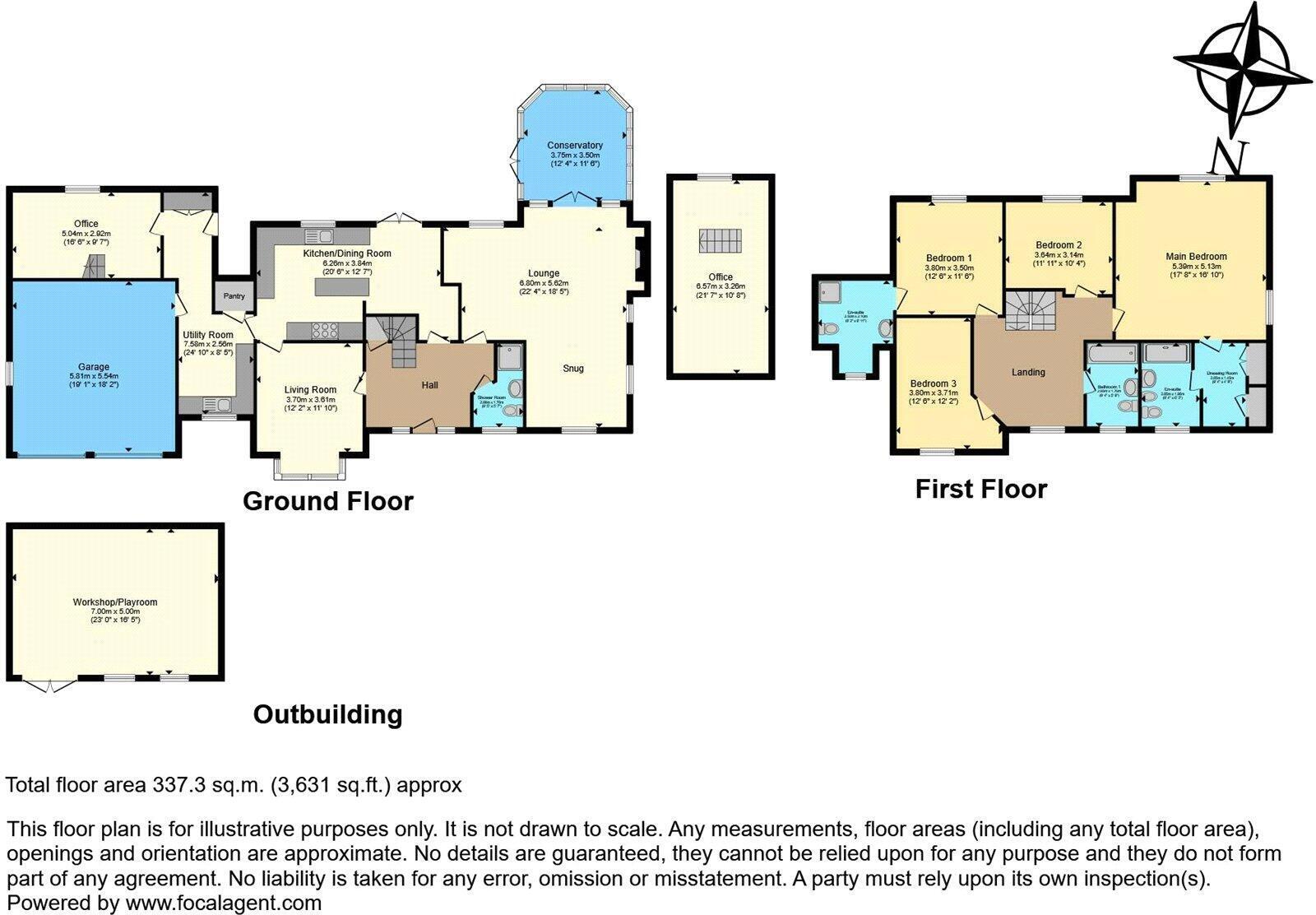 West Road, Pointon, Sleaford, Lincolnshire, NG34 floorplan