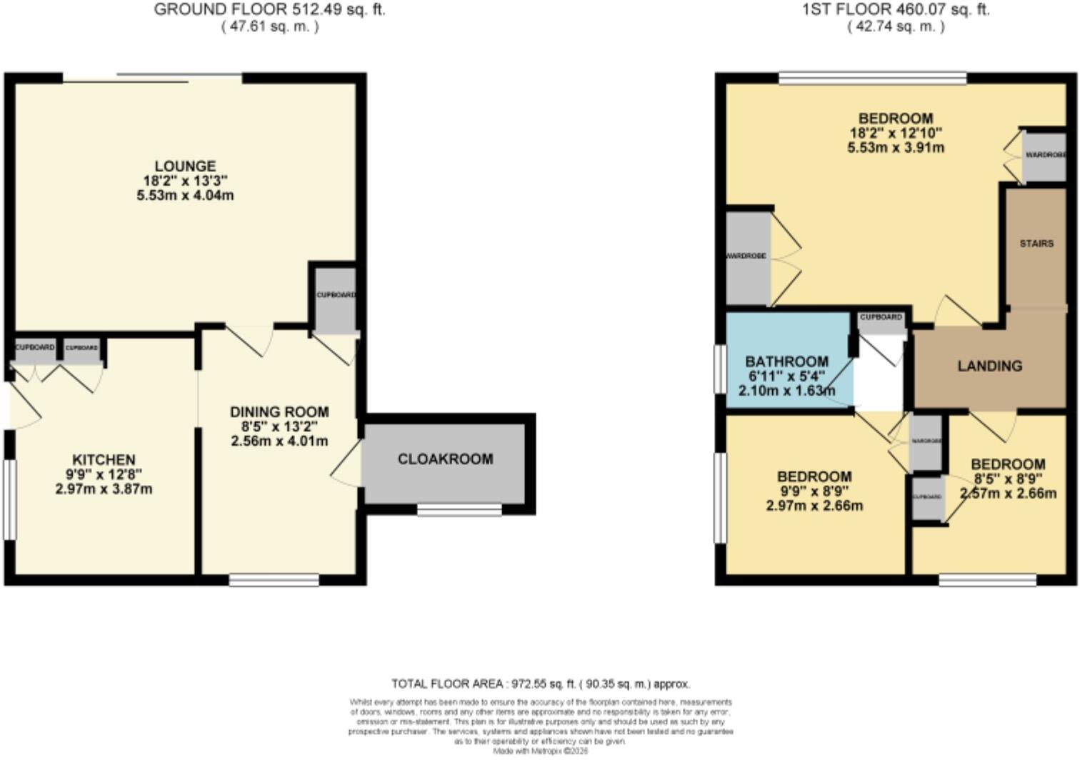 Private Road, Woodborough, NG14 floorplan