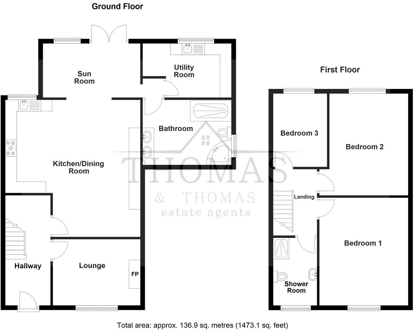 Heol Y Felin, Ammanford floorplan