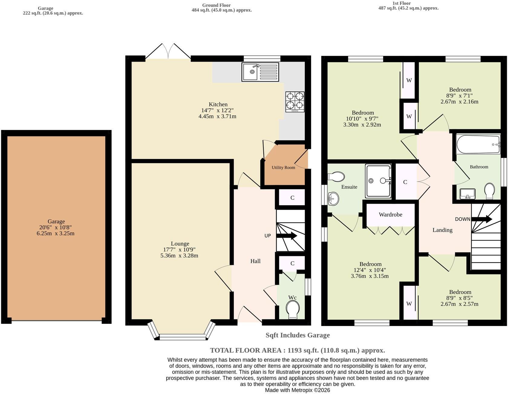 Memorial Road, Horsford floorplan