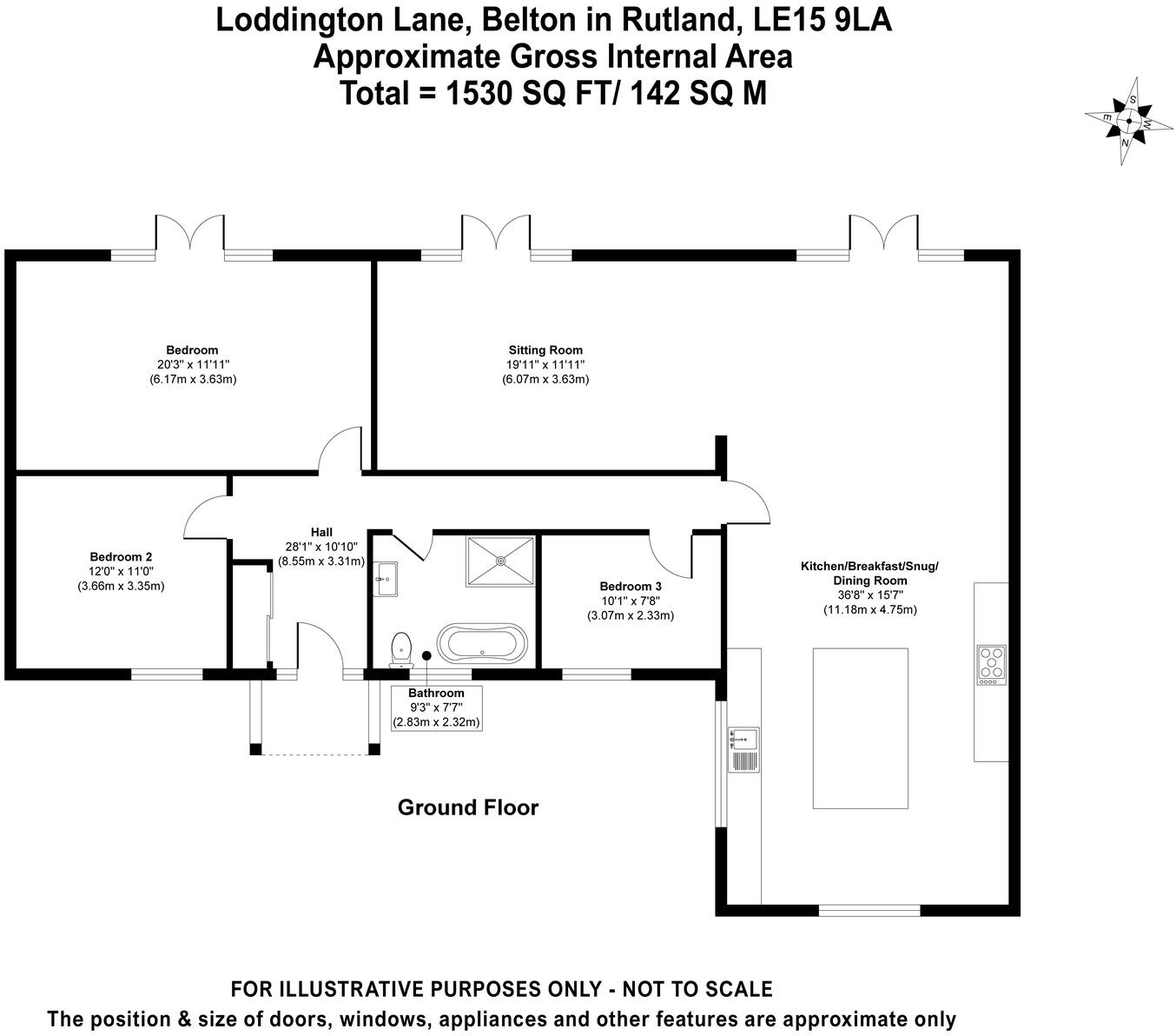 Loddington Lane, Belton In Rutland floorplan