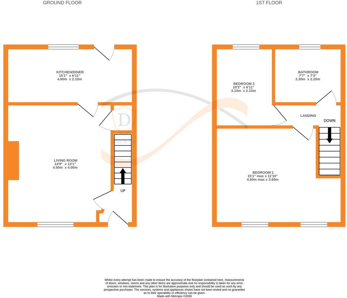 Main Road, Eastburn, Keighley, BD20 floorplan