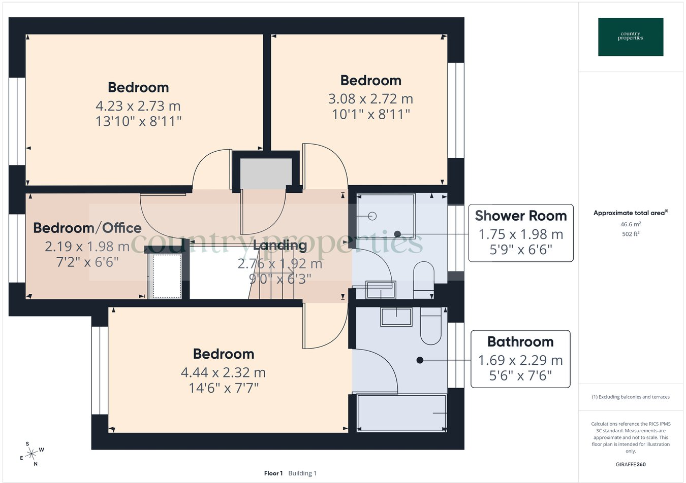 Beverley Gardens, Welwyn Garden City, AL7 floorplan