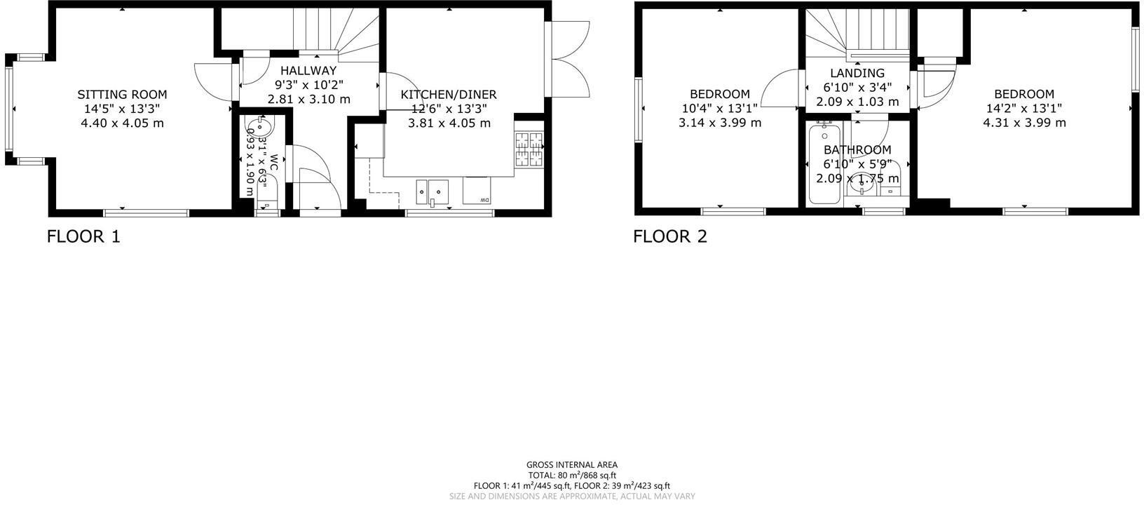 Lapwing View, Hailsham floorplan