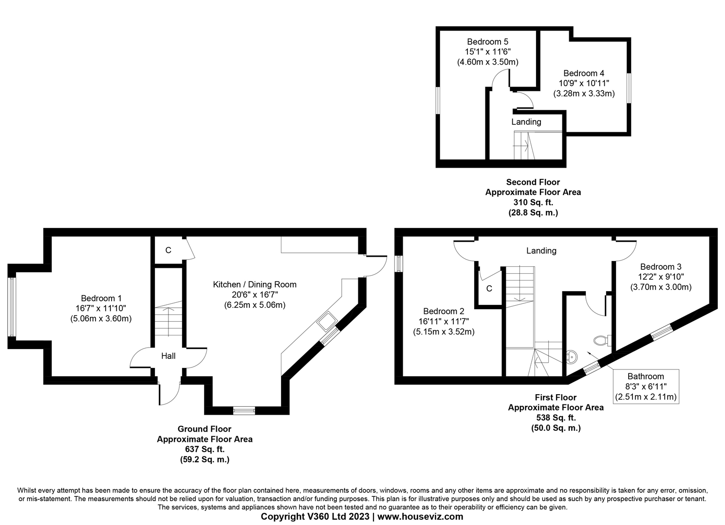 43 Harefield Road floorplan