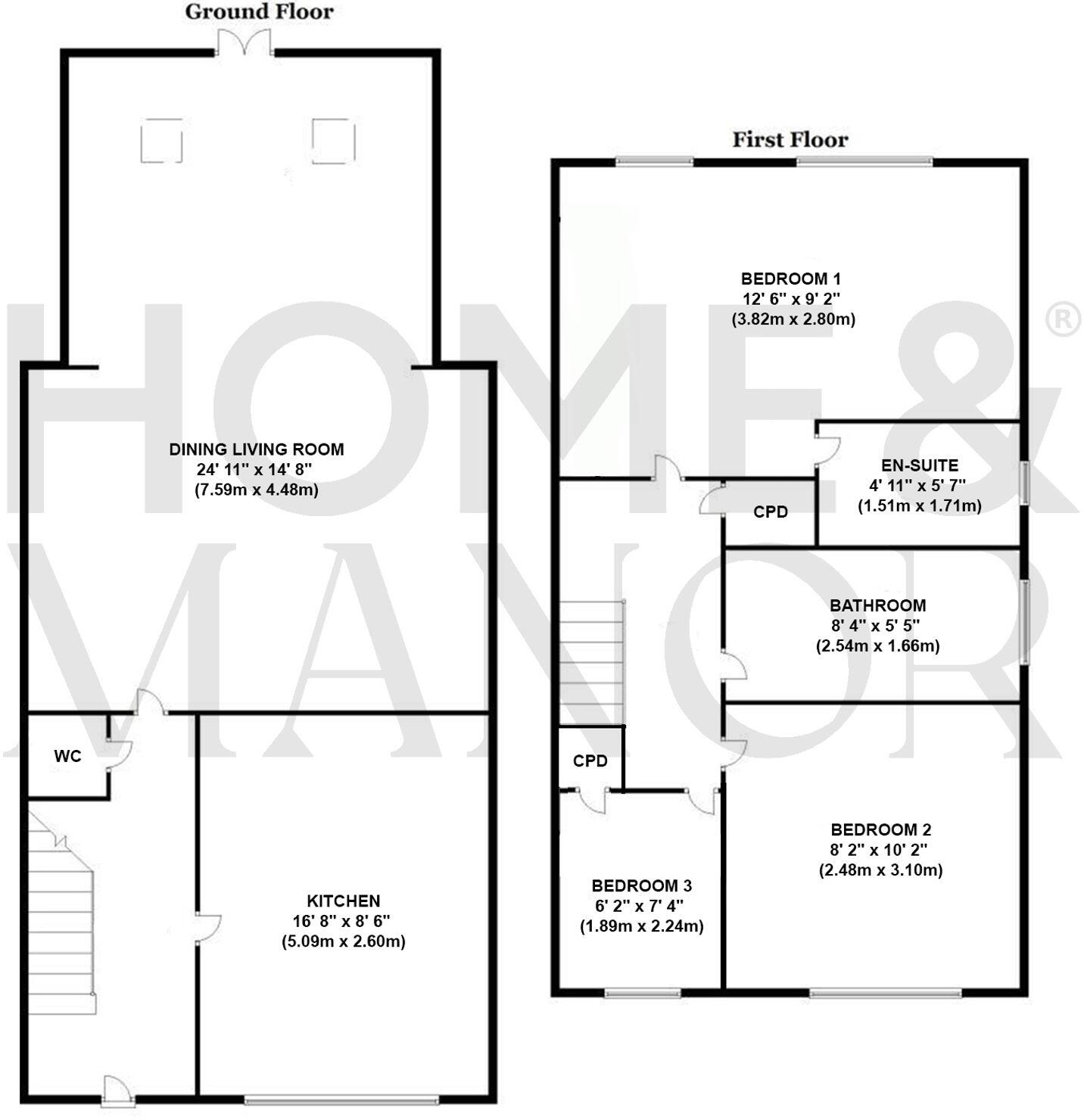 Grey Gables, Netherton, WF4 floorplan
