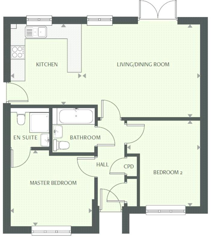 7, Tawny Close, South Molton, Devon, EX36 floorplan