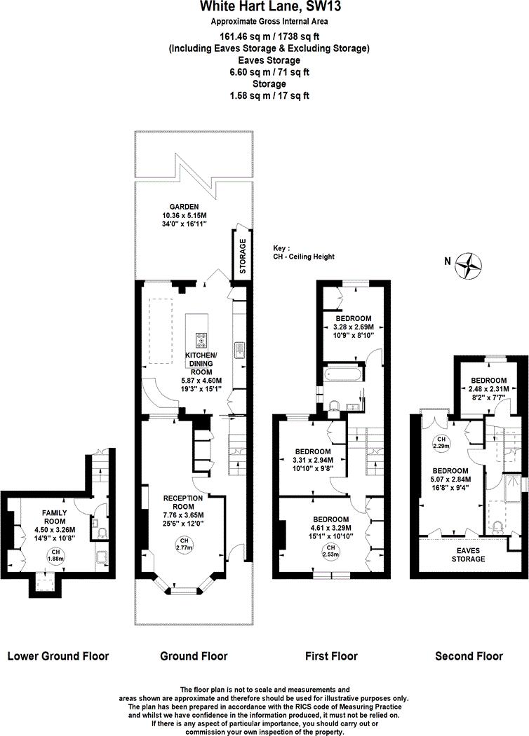 White Hart Lane, Barnes  floorplan