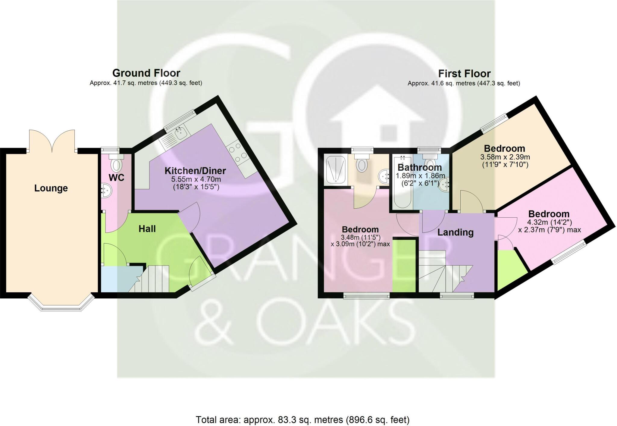 Edmonstone Crescent, Bestwood floorplan