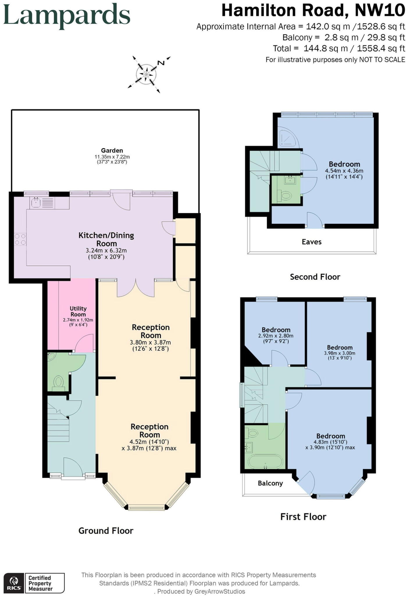 Hamilton Road, Dollis Hill Estate, NW10 floorplan