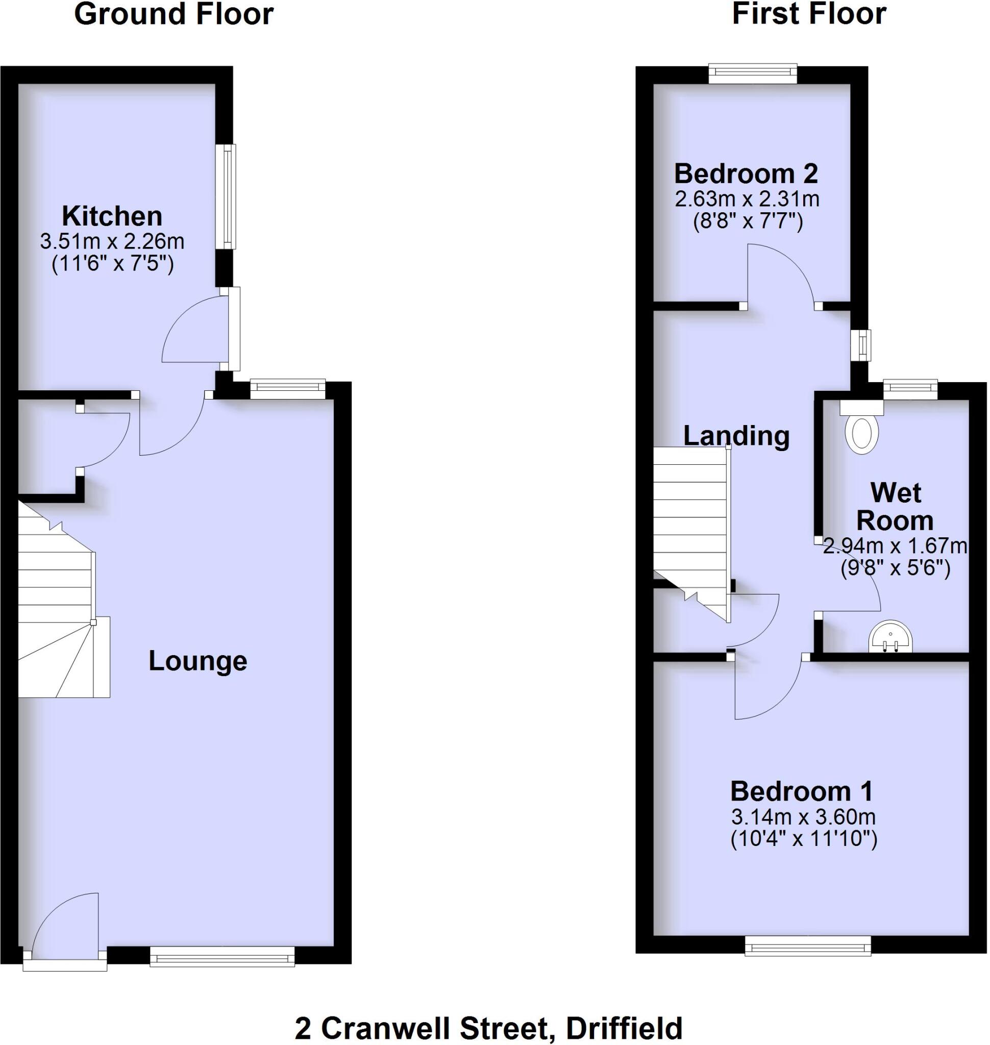 Cranwell Street, Driffield floorplan