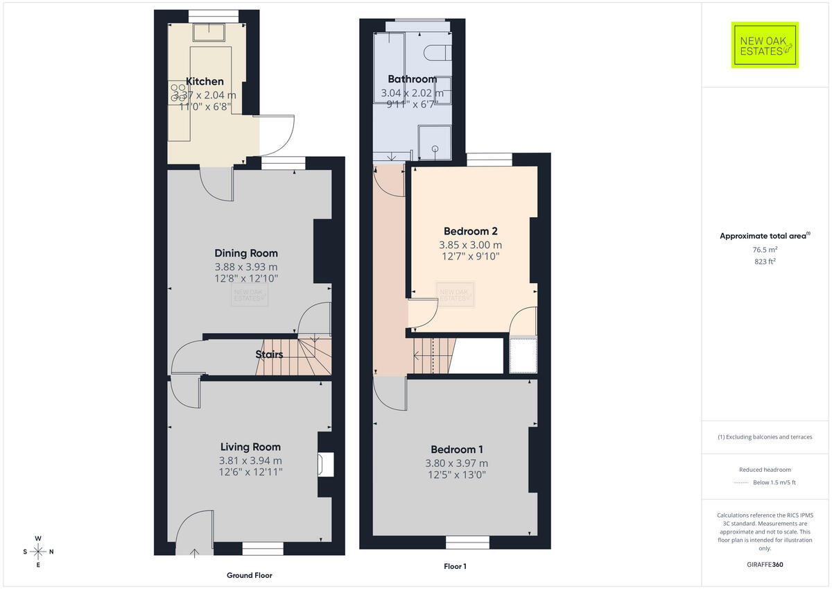 Brassington Street, Clay Cross, S45 floorplan