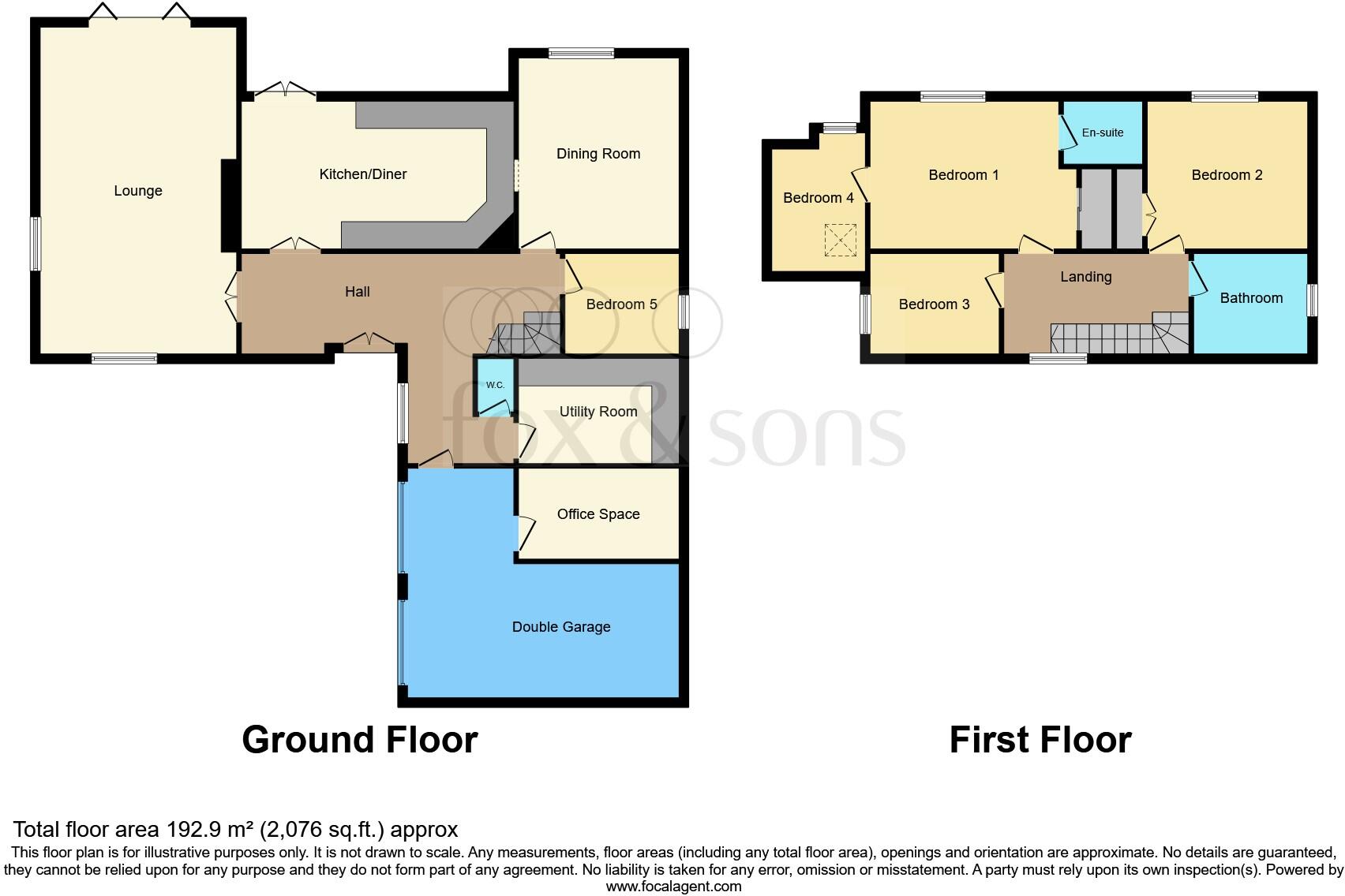 Whylands Crescent, Worthing floorplan