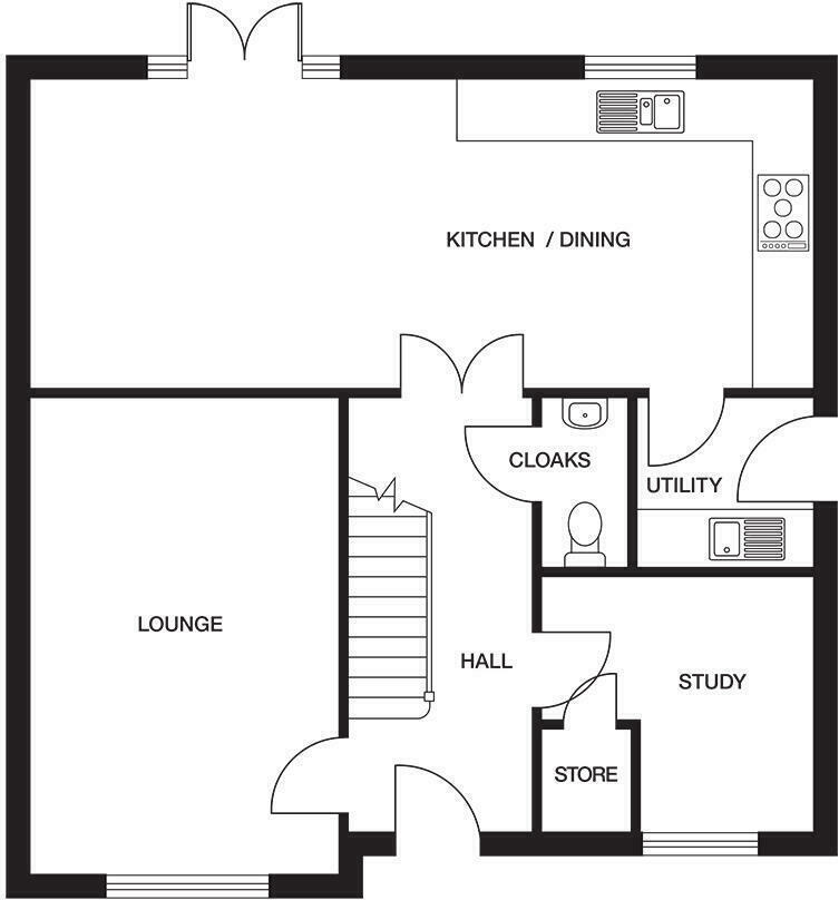 Chestnut Drive, 
Louth,
Lincolnshire, 
LN11 7AX floorplan