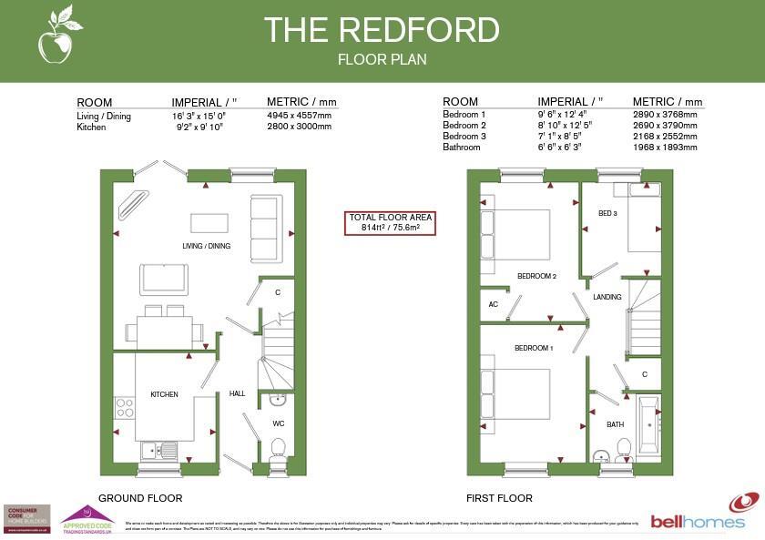 Bramley Drive, Sutton St. Nicholas, Hereford floorplan
