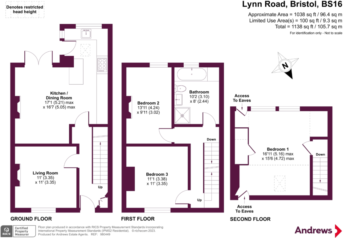 Lynn Road, Stapleton, Bristol, BS16 floorplan