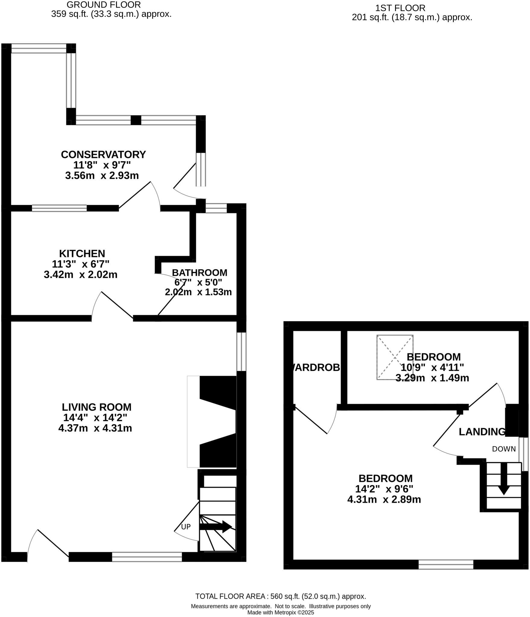 2 Twin Gates, The Street, Swafield, North Walsham, Norfolk NR28 0RN floorplan
