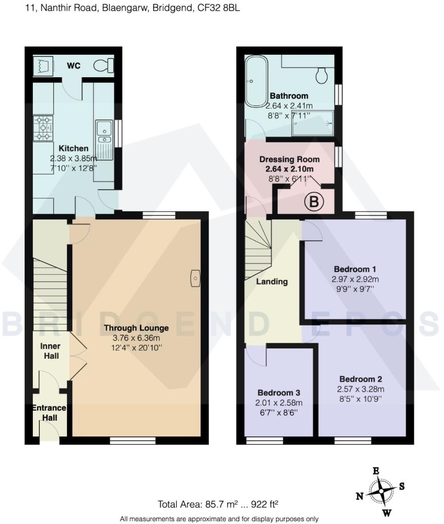 Nanthir Road, Blaengarw, Bridgend floorplan