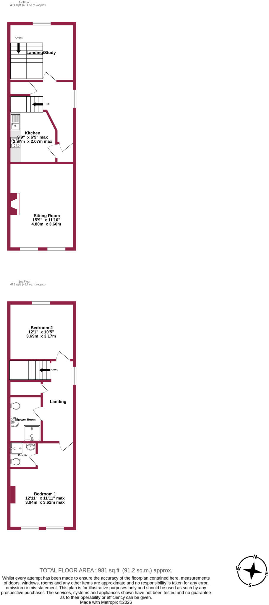 Buttercross, Ludlow, Shropshire floorplan