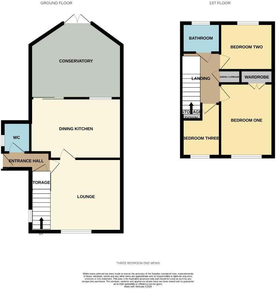 Claremont Close, Northwich floorplan