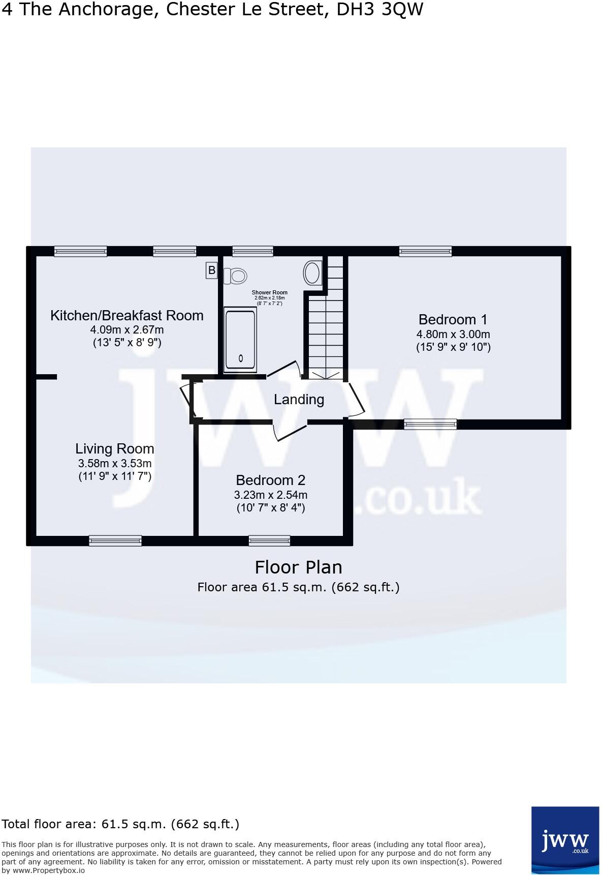 The Anchorage, Church Chare, Chester Le Street, DH3 floorplan