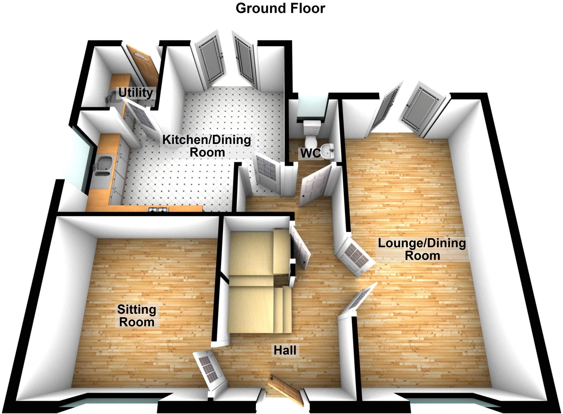 Emily Fields, Birchgrove, Swansea. floorplan